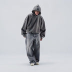 Nurv heavyweight metallic gray hoodie